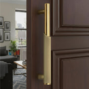Plantex Main Door Handle/Stainless Steel & Aluminium Door Handle/12 Inch Pull-Push Handle for Home/Office/Hotel - Pack of 1 (DTMD-409, Brass Antique & Gold)