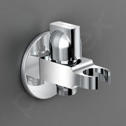 Plantex 2 in 1 Angle Cock with Health faucet and Hand Shower Holder/Angle Valve for Bathroom/Hand shower Bracket/Angle Valve with Faucet Bracket/Bathroom Accessories - Pack of 1(AC22)
