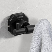 Plantex 304 Grade Stainless Steel Robe Hook/Cloth Holder/Towel Hanger/Bathroom Accessories - Nipron (Black)