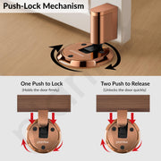 Plantex Door Stopper for Home/Floor Mounted Doors Stopper/Door Stoppers for Hotel/Office -Pack of 1 (Rose Gold)