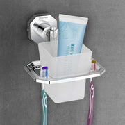Plantex Nipron 304 Grade Stainless Steel Towel Rod for Bathroom/Soap Holder/Napkin Ring/Tumbler Holder/Robe Hook/Bathroom Accessories - Chrome