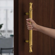 Plantex 14 inch Main Door Handle/Heavy Duty Door Handles for Main Door/Pull-Push Handle for Glass & Wooden Doors - Pack of 1 (Brass Antique) - 3 Years Warranty