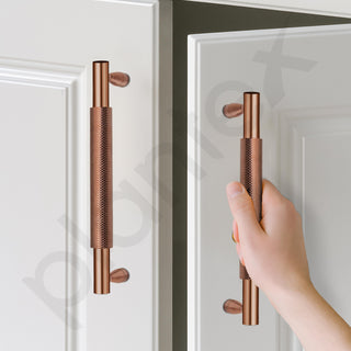 Plantex Cabinet Handle/160mm Handle for Cabinet/Wardrobe Handle/Door Pull-Push Handle for Home/Office - Pack of 1 (Rose Gold)