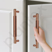 Plantex Cabinet Handle/Kitchen Cabinet Door Handle/Wardrobe/160 mm Cupboard Handle/Door Pull-Push Handle for Home/Office - Pack of 2 (Rose Gold)