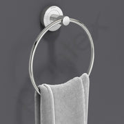 Plantex Real Hand Towel Holder for washbasin and Napkin Hanger for Kitchen (Pack of 2), Stainless Steel