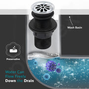 Plantex 6 Inch Waste Coupling for Washbasin/Nylon Thread Body with Brass Head Coupling/Coupling for Sink - Pack of 1 (BH-1116, Chrome)