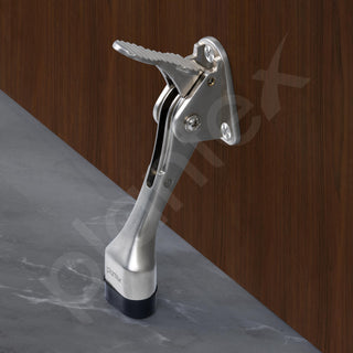 Plantex Hydraulic Door Stopper - Heavy Duty 5 Inch Gate Stopper for Home - Pack of 2 (186-Satin)