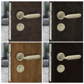 Plantex Heavy Duty Door Lock - Main Door Lock Set with 3 Keys/Mortise Door Lock for Home/Office/Hotel (7106 - Satin White)