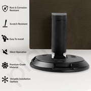 Plantex Door Stopper for Home/Floor Mounted Door Stopper/Door Holder/Door StopperS for Hotel/Office -Pack of 1 (Black)