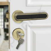 Plantex Triple Security Door Lock for Home/Main Door Lock Set with 3 Years of Warranty/Mortise Lock for Door with Brass Lock Body & Cylinder (34 -Brass Antique & Black)