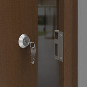 Plantex Heavy Duty Night Latch Door Lock with Key & Knob for Main Door/Inside Opening for Home,Hotel,Office - Pack of 1 (Matt)