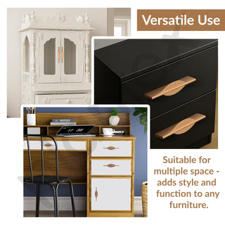 Plantex Cabinet Handle/160mm Handle for Cabinet/Door Pull-Push Handle for Home/Office/Hotel - Pack of 1 (Gold)