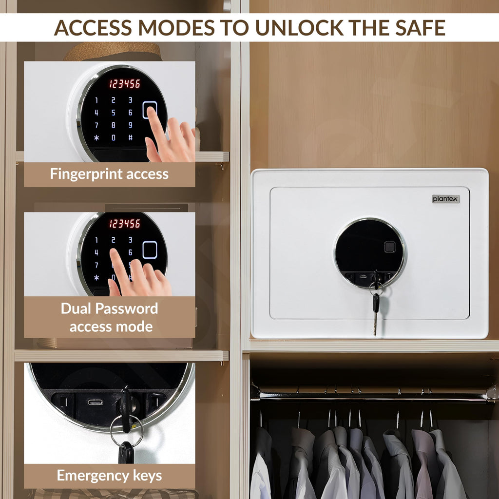 Plantex Digital Safe Locker For Home/23 Litre Safety Locker Box with ...