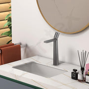 Plantex Pure Brass Basin Mixer/Pillar Tap for Wash Basin/Water Tap for Wash Basin/Tap for Wash Basin- (7880-Grey)