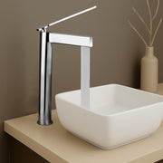 Plantex Pure Brass Pillar tap for wash Basin/Mixer tap for Bathroom/Wash Basin Tap/Faucet for Wash Basin- (7878-Chrome)