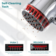 Plantex Self Cleaning Health Faucet for Toilet/ABS Plastic Jet Spray for Bathroom/Hand Gun/ Without Hose Pipe - Pack of 1 (Chrome)