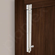 Plantex Heavy Duty 12-inch Joint-Less Tower Bolt for Wooden and PVC Doors for Home Main Door/Bathroom/Windows/Wardrobe - Pack of 1 (703, Silver and Chrome)