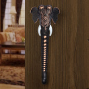 Plantex Heavy Duty Door Handle/11-inches Ganesha Main Door Handle/Door Pull Push Handle/Door & Home Decor - Pack of 1 (Copper Antique Finish) - 3 Years Warranty