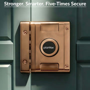 Plantex Stainless Steel Deadbolt Lock/Pentabolt Main Door Lock/5-Point Security Door Lock Set with Anti theft Mechanism -  5 Years of Warranty (PVD Rose Gold)