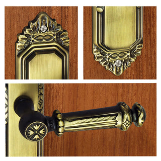 Plantex Heavy Duty Door Lock - Main Door Lock Set with 3 Keys/Mortise Door Lock for Home/Office/Hotel (596 - Brass Antique)
