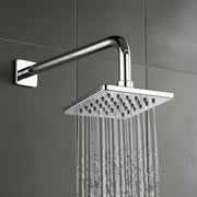 Plantex Stainless Steel Shower Head 100 mm with Water Saving Nozzle/Shower for Bathroom/Rain Shower Head for Bathroom without Arm- (Elegance-Chrome)