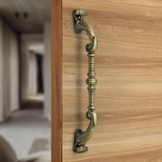 Plantex 14 Inch Main Door Handle/Pull-Push Door Handle/Handle for Main Door/Door Accessories - Pack of 1 (Brass Antique)