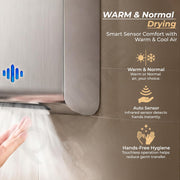 Plantex Automatic Hand Dryer 1000W/304 Stainless Steel Touchless Hand Dryer