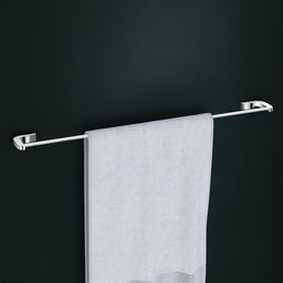 Plantex Smero Pure Brass Single Towel Rod/Towel Hanger for Bathroom/Towel Stand/Holder/Bathroom Accessories - Aqua(Chrome)
