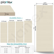 Plantex WPC Doors for Home (25 mm - Thickness)/Waterproof Bathroom Door/2.5x7 Feet Wooden Finished Door for Office/Balcony/Kitchen, Density-550 (30x84 inch)