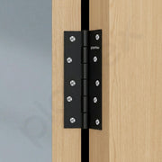 Plantex Door Hinges 6 Inch x 12 Gauge/2.5 mm Thickness/Hinges for Main Door/Butt Hinges for Home/Office/Hotel/Kabja/Soft Close Hinge - Pack of 4 (Z-Black)