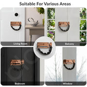 Plantex Door Chain with Baby Latch/Door Chain Lock for Main Door/Latch Lock for Door/Heavy Duty Door Safety Guard Lock for Home, Hotel & Office Security â€“ Pack of 1 (DTK-294-Rose Gold)