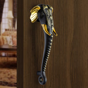 Plantex Heavy Duty Elephant Shape Handle for Main Door/Pull Push 11-Inches Main Door Handle for Home Decor/3 Years Warranty Pack of 1 (Brass Antique Finish)