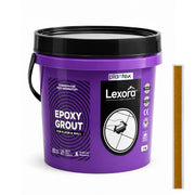 Plantex Lexora Epoxy Grout/3-Part Epoxide Resin Tile Grout/Floor & Wall Tiles Joints/Waterproof & Stain Proof/Bathroom & Industrial Use - 1 kg (Lexora Gold)