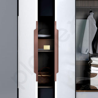 Plantex Profile Handle for Kitchen Cabinet/28 Inch Alluminium Drawer Profile Handle/Wardrobe Pull Handle for Home/Office/Hotel - Pack of 3 (Rose Gold)