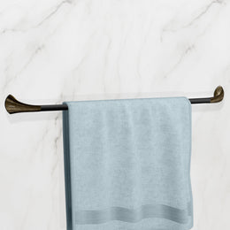 Plantex Smero Pure Brass Towel Hanger for Bathroom/Single Towel Rod/Towel Bar/Bathroom Accessories - Contrive (24 Inch-Rich Antique)