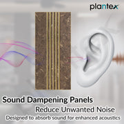 Plantex Louvers Panel for Wall/8 Feet Wall Panels/3D Charcoal Panel for Interior Walls DÃ©cor - Pack of 10 Covers - 80 Sq. Ft, Size-1 Feet x 8 Feet (YD-1201)