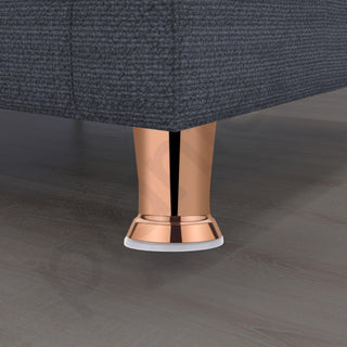 plantex Heavy Duty Stainless Steel 4 inch Sofa Leg/Bed Furniture Leg Pair for Home/Furniture Sofa Legs for Table/Sofa Support Legs/Sofa Furniture Leg (Rose Gold) Set of 4 Pcs