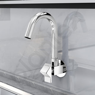 Plantex Kitchen Sink Tap with Water Saving Nozzle/Wall Mount Sink Tap for Kitchen Basin with 360° Swivel Spout-7 Year Warranty by Plantex (PRI-310-Chrome)