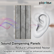 Plantex 3D PVC Louvers Panel for Wall DÃ©cor/Fluted Wall Panel 10 Feet/Eco-Friendly PVC Panels for Home & Office Interiors/Pack of 5 Covers 50 Sq. Ft (IMineral Grey)
