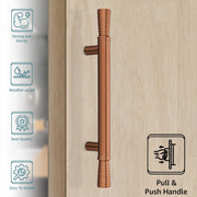 Plantex Main Door Handle/14 Inch Door Handle for Main Door/Pull-Push Handle for Home/Office/Hotel - Pack of 1 (PVD Rose Gold) - 3 Years Warranty