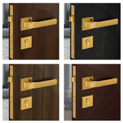 Plantex Triple Security Door Lock for Home/Main Door Lock Set with 3 Years of Warranty/Mortise Lock for Door with Brass Lock Body & Cylinder(7107 - Gold)