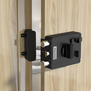 Plantex Heavy Duty Rim Locks for Main Door/Door Lock for Main Door with 4 Keys/Suitable for Inside Opening Wooden Door - Pack of 1 (Z-Black)