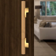 Plantex 17 Inch Main Door Handle for Wooden Doors - Pull-Push Handle Accessories (Pack of 1, Gold)