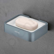 Plantex Aluminium and Acrylic Soap Case/Soap Holder for Bathroom/Soap Stand/Bathroom Accessories - (Grey and Milky White)