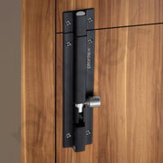 Plantex Stainless Steel Door Kit for Single Door/Door Accessories (10-inch Al-Drop,8-inch Latch,2 Handles,7-inch Tower Bolt and 4-inch Door Stopper-(Chrome & Z-Black)