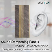 Plantex Louvers Panel for Wall/8 Feet Wall Panels/3D Charcoal Panel for Interior Walls DÃƒÂ©cor - Pack of 5 Covers - 40 Sq. Ft, Size-1 Feet x 8 Feet (YD-1204)