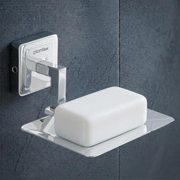 Plantex 304 Grade Stainless Steel Soap Dish for Bathroom/Soap Holder/Soap Stand/Bathroom Accessories - Decan (Chrome)