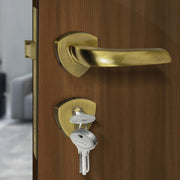 Plantex Door Lock-Fully Brass Main Door Lock with 4 Keys/Mortise Door Lock for Home/Office/Hotel (Sumer-3058, Brass Antique)