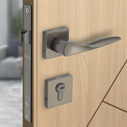 Plantex Brass, Zinc Premium Door Lock with 3 Years of Warranty/Main Door Lock for Home/Mortise Locks for Door - (PT-002- Satin -Black)
