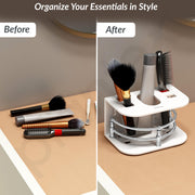 Plantex Acrylic Tooth Brush Holder/Stand/Tumbler for Bathroom Accessories for Home (7-inch; White)